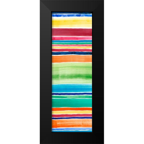 Cabana Panel I Black Modern Wood Framed Art Print by Moore, Regina