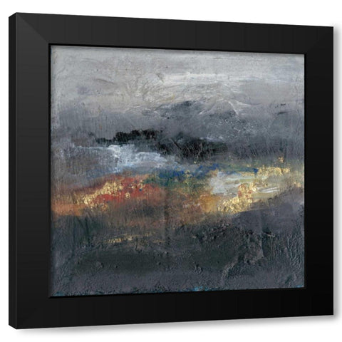 Mountains in the Mist III Black Modern Wood Framed Art Print by Combs, Joyce