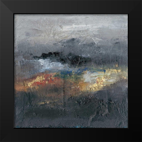 Mountains in the Mist III Black Modern Wood Framed Art Print by Combs, Joyce
