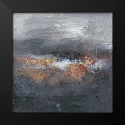 Mountains in the Mist IV Black Modern Wood Framed Art Print by Combs, Joyce