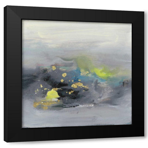 Oriental Spring II Black Modern Wood Framed Art Print with Double Matting by Combs, Joyce