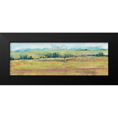 Distant Treeline Panel II Black Modern Wood Framed Art Print by OToole, Tim