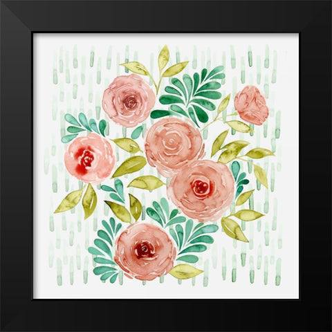 Spring Blossoming II Black Modern Wood Framed Art Print by Popp, Grace