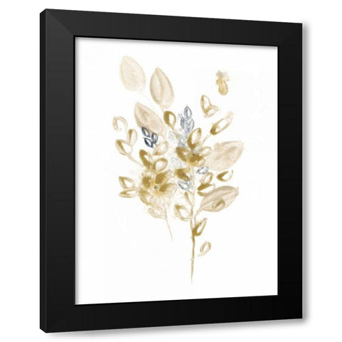 Bronze Spray II Black Modern Wood Framed Art Print with Double Matting by Vess, June Erica