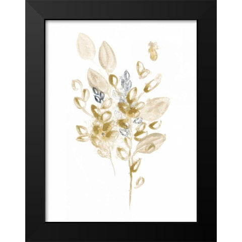 Bronze Spray II Black Modern Wood Framed Art Print by Vess, June Erica