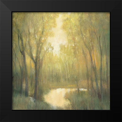 Forest Sanctuary II Black Modern Wood Framed Art Print by OToole, Tim
