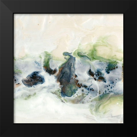 Melting in Love III Black Modern Wood Framed Art Print by Bramma, Lila