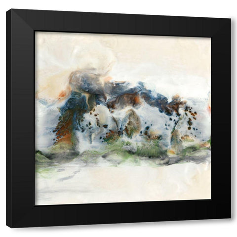 Melting in Love IV Black Modern Wood Framed Art Print with Double Matting by Bramma, Lila