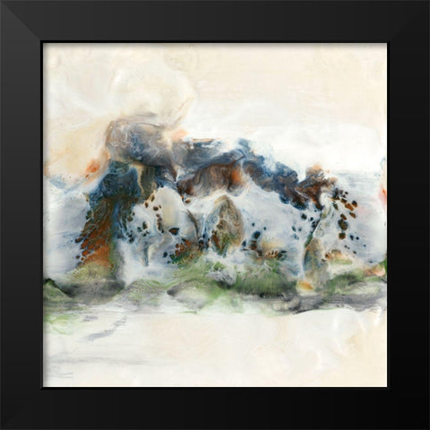 Melting in Love IV Black Modern Wood Framed Art Print by Bramma, Lila