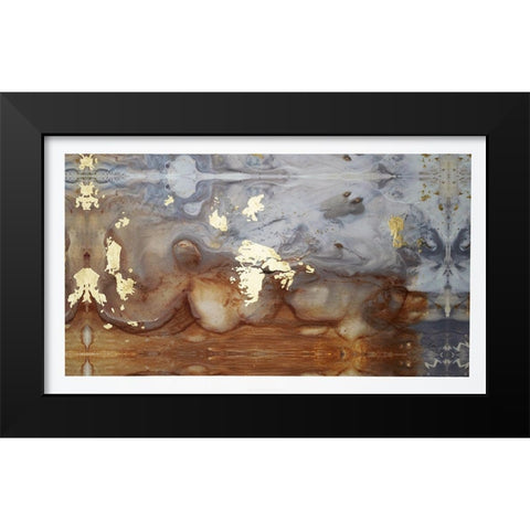 Particle of Presence I Black Modern Wood Framed Art Print by Bramma, Lila