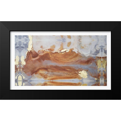 Particle of Presense II Black Modern Wood Framed Art Print by Bramma, Lila