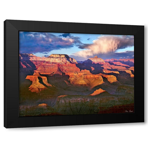 Canyon View III Black Modern Wood Framed Art Print by Drost, David