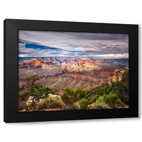 Canyon View VI Black Modern Wood Framed Art Print by Drost, David