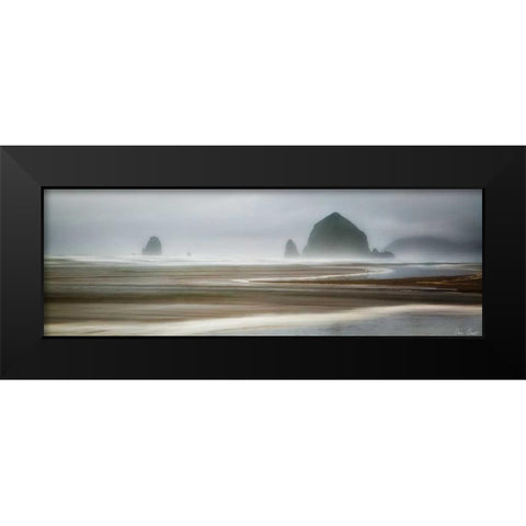 From Cannon Beach I Black Modern Wood Framed Art Print by Drost, David