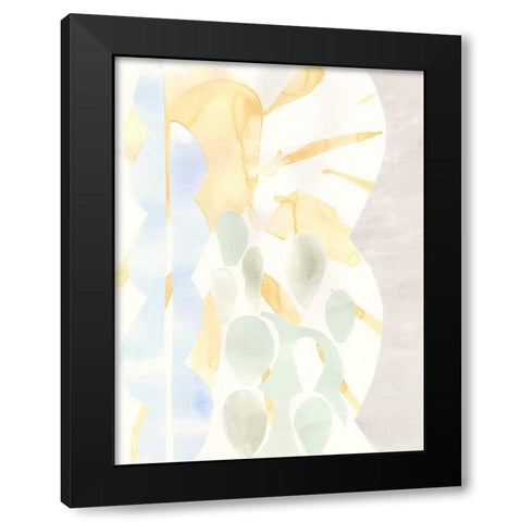 Painted Desert II Black Modern Wood Framed Art Print with Double Matting by Stramel, Renee W.