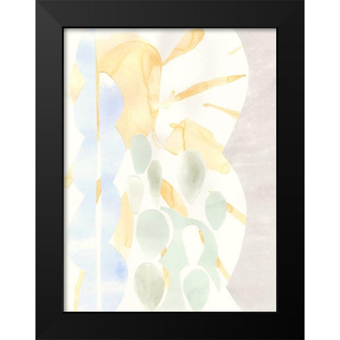Painted Desert II Black Modern Wood Framed Art Print by Stramel, Renee W.