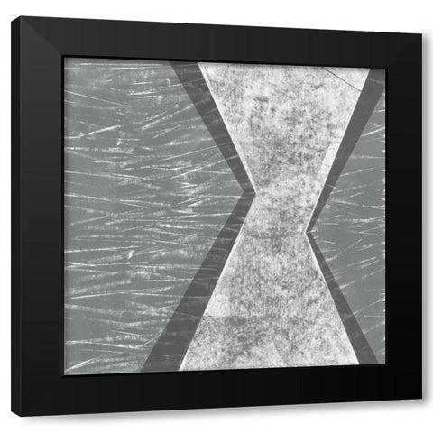 Orchestrated Geometry IV Black Modern Wood Framed Art Print by Chandler, Sharon