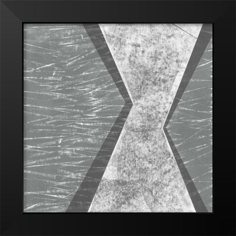 Orchestrated Geometry IV Black Modern Wood Framed Art Print by Chandler, Sharon