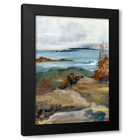 Generosity II Black Modern Wood Framed Art Print with Double Matting by Bramma, Lila