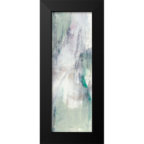 Indigo and Mint II Black Modern Wood Framed Art Print by Goldberger, Jennifer
