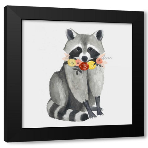 Flower Crown Forester III Black Modern Wood Framed Art Print with Double Matting by Popp, Grace