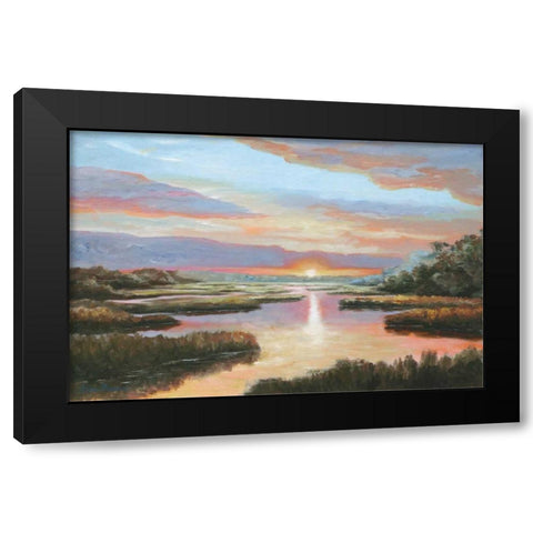 Enchanted Moment III Black Modern Wood Framed Art Print with Double Matting by Brothers, Bonnec