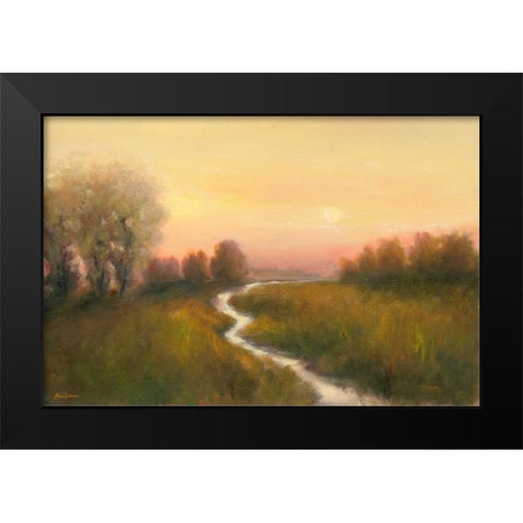 Enchanted Moment V Black Modern Wood Framed Art Print by Brothers, Bonnec