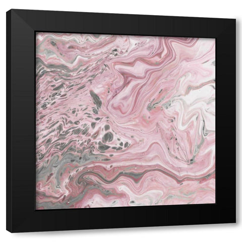 Blush Minerals II Black Modern Wood Framed Art Print by Fagalde, Jarman