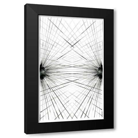 Rays III Black Modern Wood Framed Art Print with Double Matting by Popp, Grace