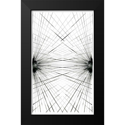 Rays III Black Modern Wood Framed Art Print by Popp, Grace