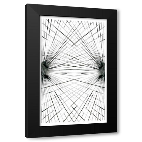 Rays IV Black Modern Wood Framed Art Print by Popp, Grace