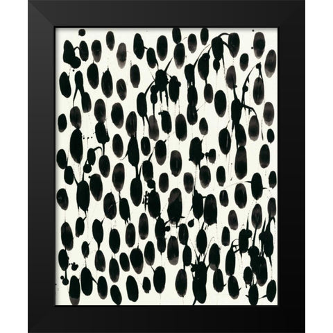 Invariable I Black Modern Wood Framed Art Print by Vess, June Erica