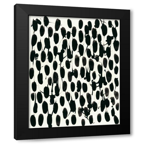 Invariable II Black Modern Wood Framed Art Print by Vess, June Erica