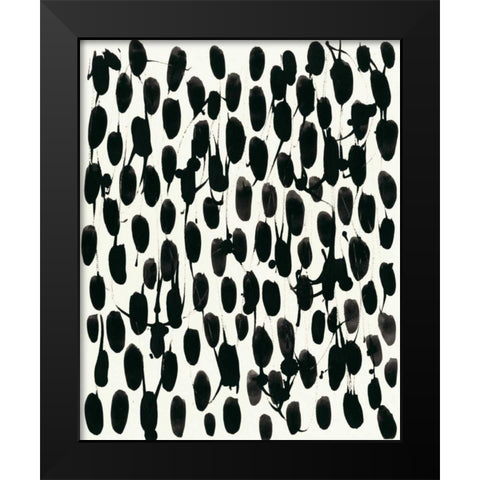 Invariable II Black Modern Wood Framed Art Print by Vess, June Erica