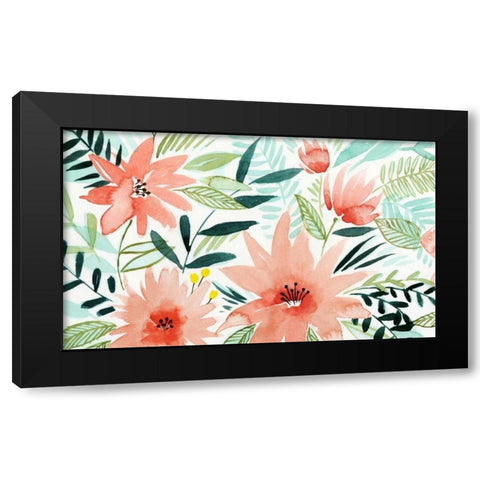 Tropical Drift II Black Modern Wood Framed Art Print by Popp, Grace