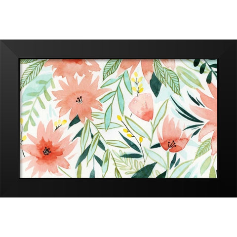 Tropical Drift III Black Modern Wood Framed Art Print by Popp, Grace