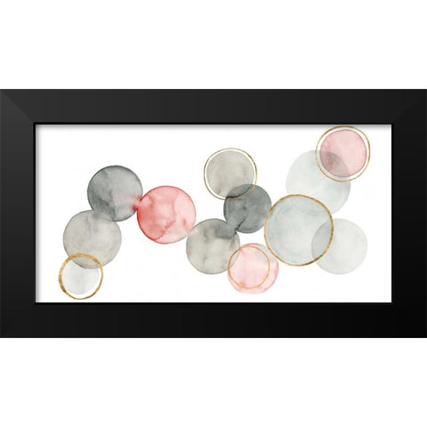 Gilded Spheres I Black Modern Wood Framed Art Print by Popp, Grace