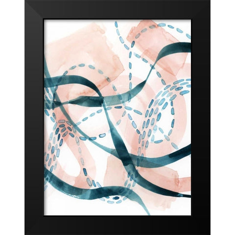 Ripple Flux II Black Modern Wood Framed Art Print by Popp, Grace