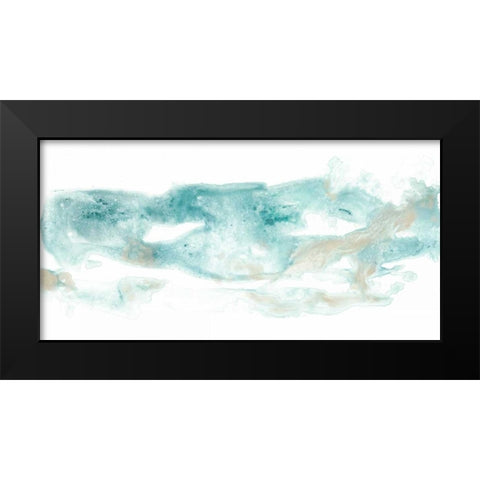Coastal Inlet I Black Modern Wood Framed Art Print by Vess, June Erica