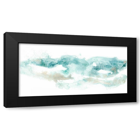 Coastal Inlet II Black Modern Wood Framed Art Print with Double Matting by Vess, June Erica