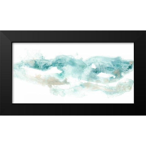 Coastal Inlet II Black Modern Wood Framed Art Print by Vess, June Erica