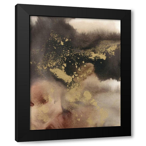 Mountain Seasons I Black Modern Wood Framed Art Print by Combs, Joyce