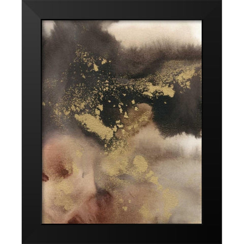 Mountain Seasons I Black Modern Wood Framed Art Print by Combs, Joyce