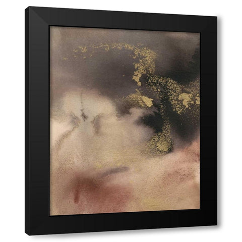 Mountain Seasons II Black Modern Wood Framed Art Print with Double Matting by Combs, Joyce