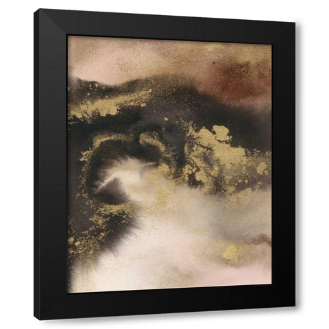 Mountain Seasons III Black Modern Wood Framed Art Print with Double Matting by Combs, Joyce