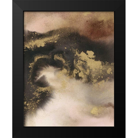Mountain Seasons III Black Modern Wood Framed Art Print by Combs, Joyce