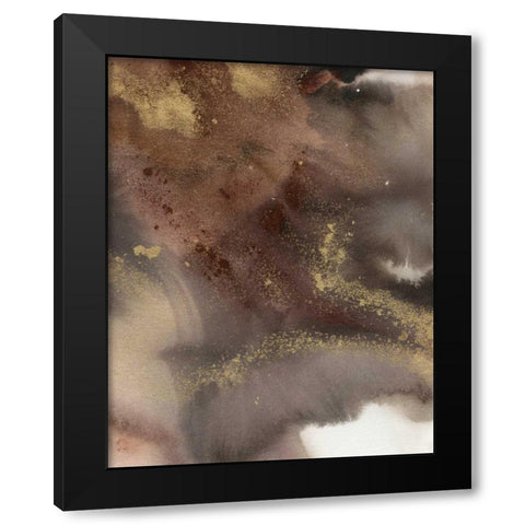 Mountain Seasons IV Black Modern Wood Framed Art Print with Double Matting by Combs, Joyce