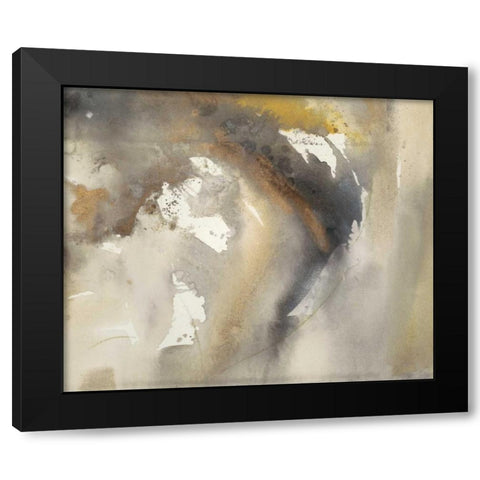 Waves in Motion I Black Modern Wood Framed Art Print with Double Matting by Combs, Joyce