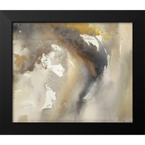 Waves in Motion I Black Modern Wood Framed Art Print by Combs, Joyce