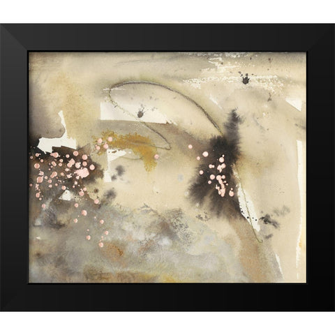 Waves in Motion III Black Modern Wood Framed Art Print by Combs, Joyce